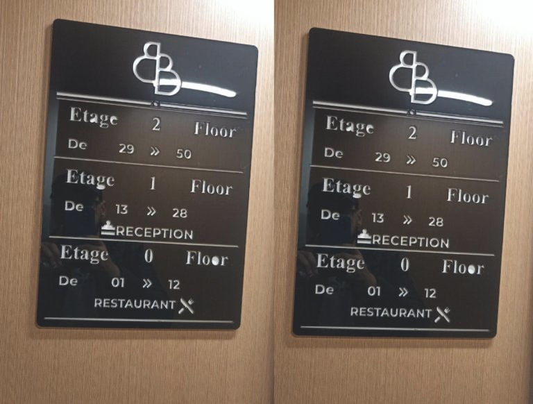 Plaques en Plexiglas sur mesure