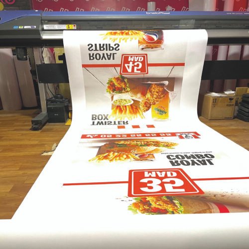 Vinyle / Canva Bache / one way